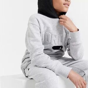 Jordan Boys Logo Embossed Fleece Hoodie